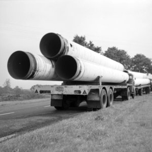 Npc, pijpleidingen, transport buizen, trailers, Bestanddeelnr 165-0617