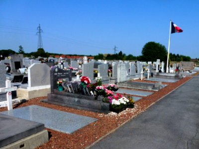Noyelles-Godault (Pas-de-Calais) tombes de guerre françaises