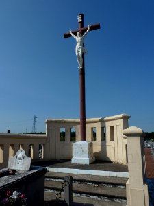 Noyelles-Godault (Pas-de-Calais) croix de cimetière