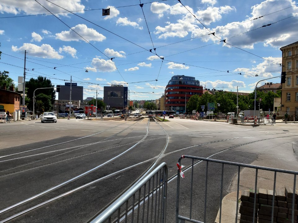 NOVÉ SADY (předělávání silnice) - Brno 20200727 155615