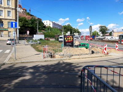 NOVÉ SADY (předělávání silnice) - Brno 20200727 160429