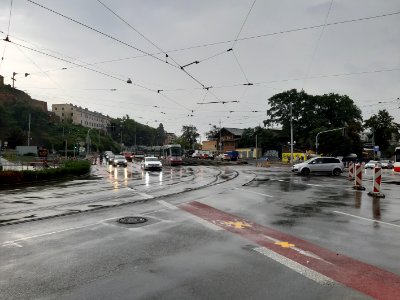 NOVÉ SADY (předělávání silnice) - Brno 20200803 160846