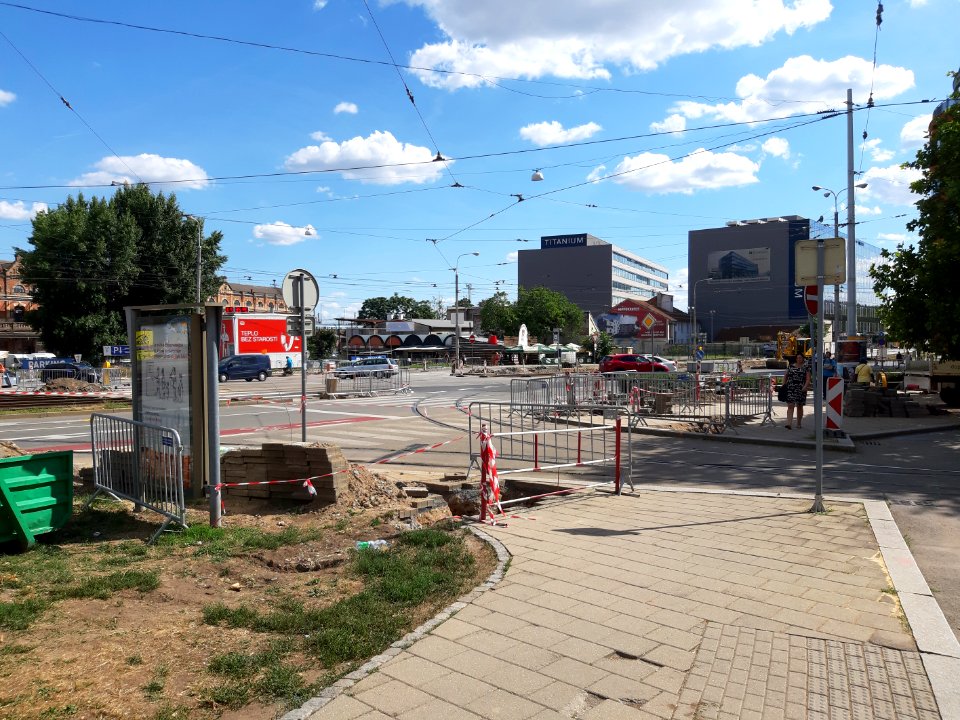 NOVÉ SADY (předělávání silnice) - Brno 20200727 155759