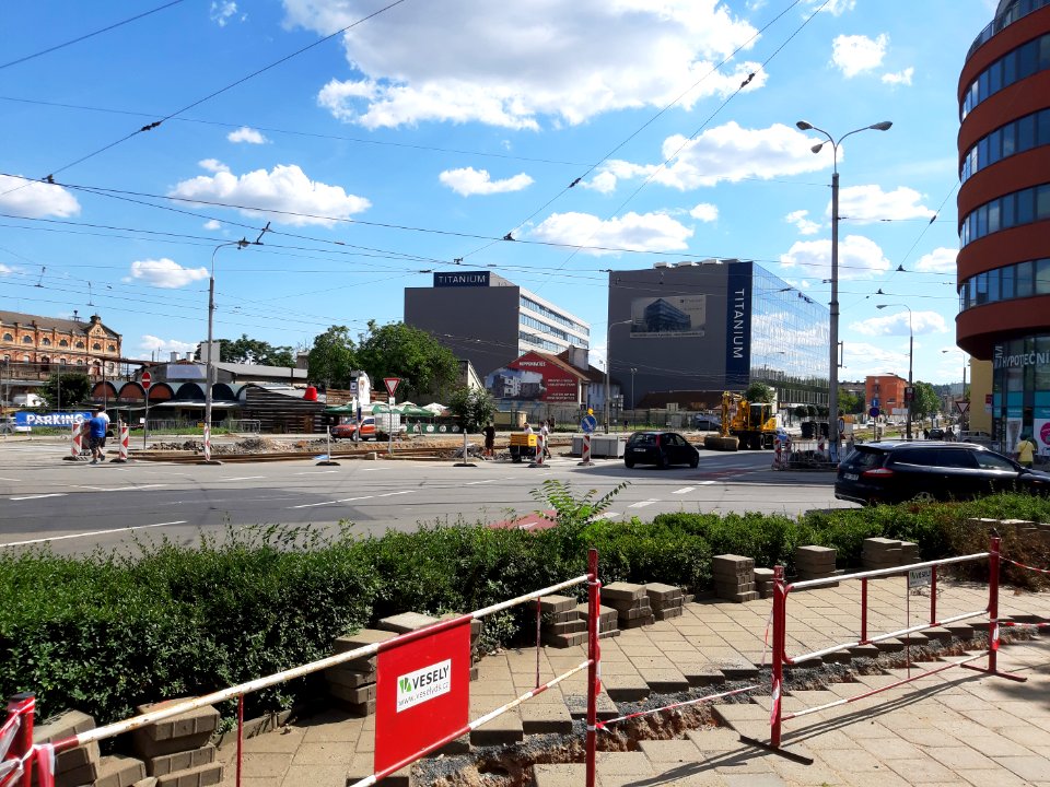 NOVÉ SADY (předělávání silnice) - Brno 20200727 155822
