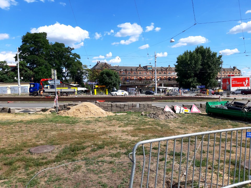 NOVÉ SADY (předělávání silnice) - Brno 20200727 155748