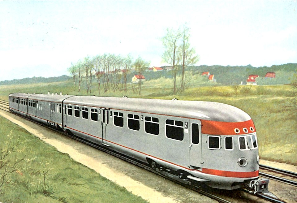 NS DE III in het grijs nabij Amersfoort