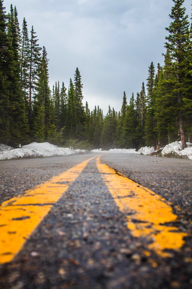 Road snow travel