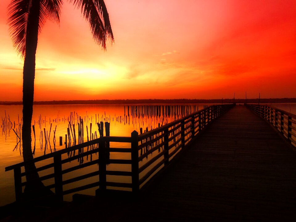 Sunset dusk beautiful