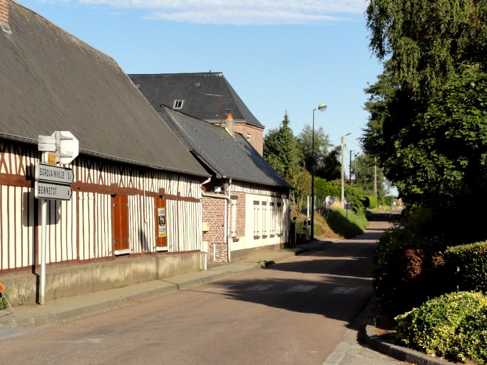 Normanville (Seine-Mar.) rue des Petits Jardins