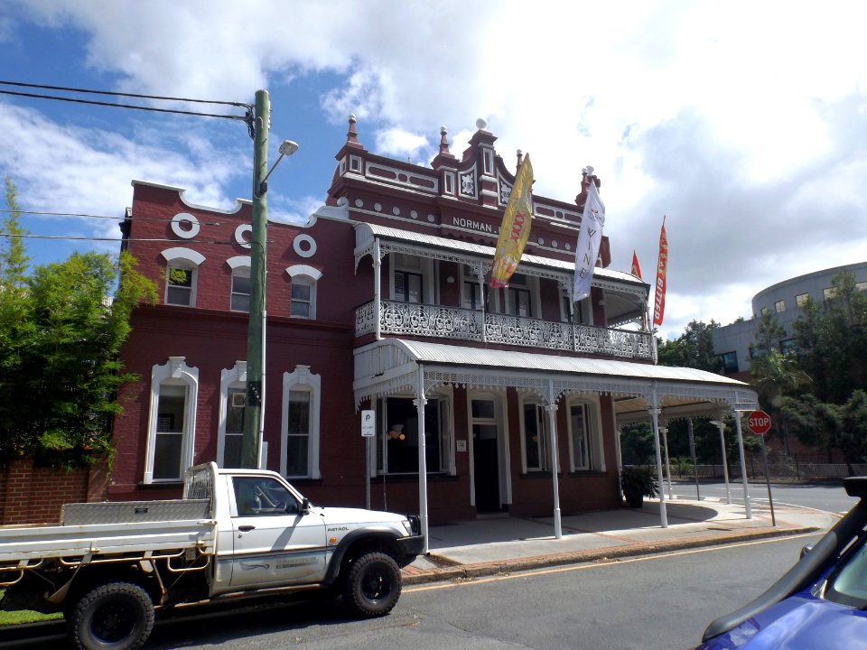 Norman Hotel from Qualtrough Street