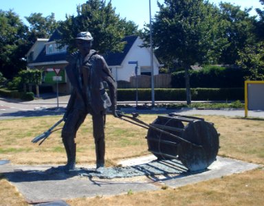 Noordwijkerhout kunstwerk bollenplanter