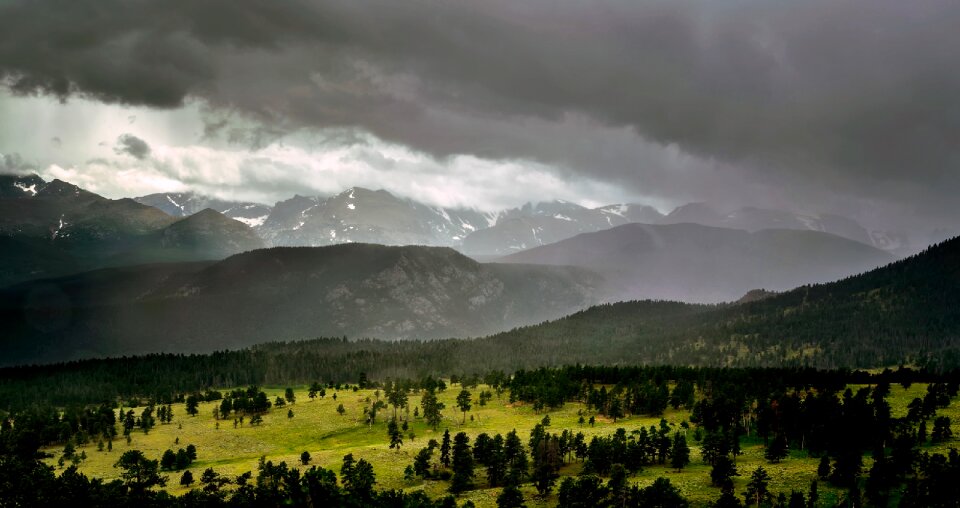 Landscape sky clouds photo