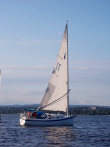 Nonsuch 26 sailboat Swan Song 0860