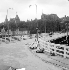 Noodbrug over Prins Hendrik kade, Bestanddeelnr 912-7246