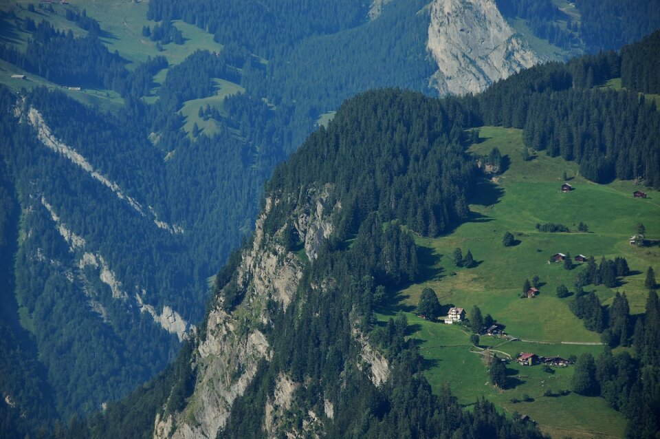 Homes houses cliffside