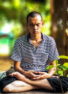 Meditation meditating concentration photo