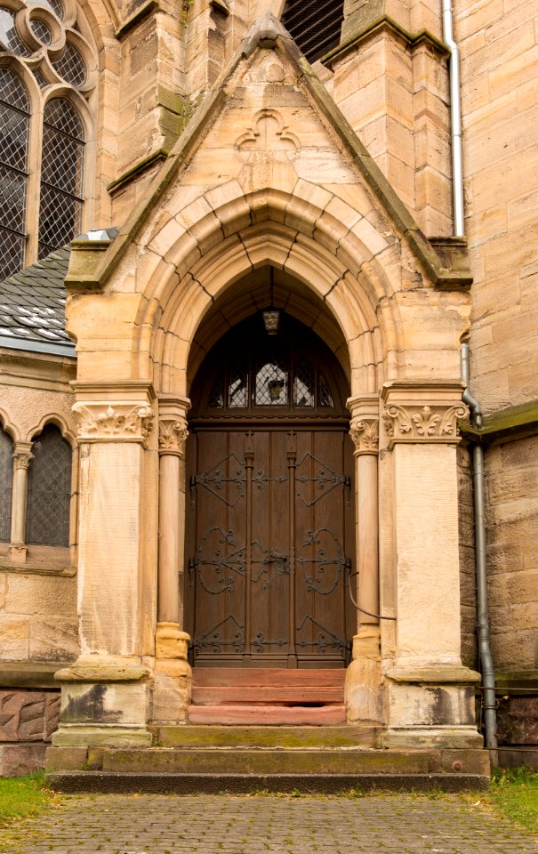 Nordosteingang, St. Veitskirche, Wanfried, Deutschland, IMGL0285 edit