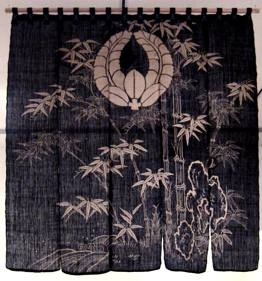 Noren (curtain), Japan, Meiji period, Honolulu Museum of Art