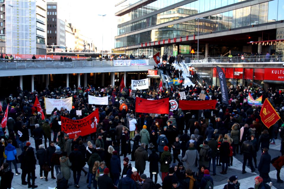Nordiska Motståndsrörelsen Demonstration 2016 01