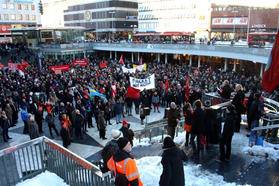 Nordiska Motståndsrörelsen Demonstration 2016 05