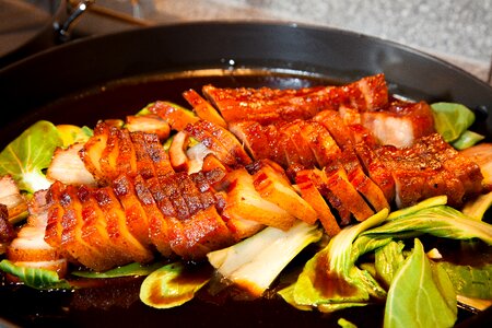 Hot meat asian