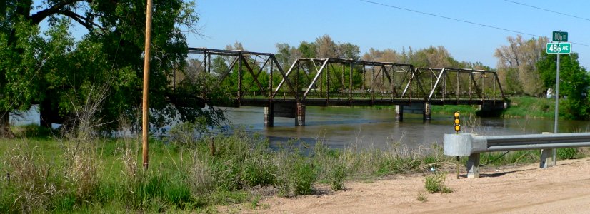 North Loup bridge (806 Rd) from SW 3 locn