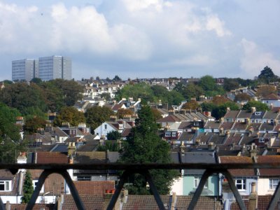 Northeastward view from The Greenway, New England Quarter, Brighton (October 2013) (4)