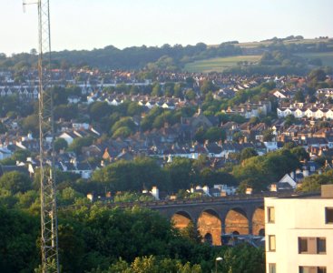 Northeastward view from Howard Place, Brighton (August 2013) (2)