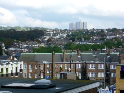 Northeastward view from The Greenway, New England Quarter, Brighton (October 2013) (1)