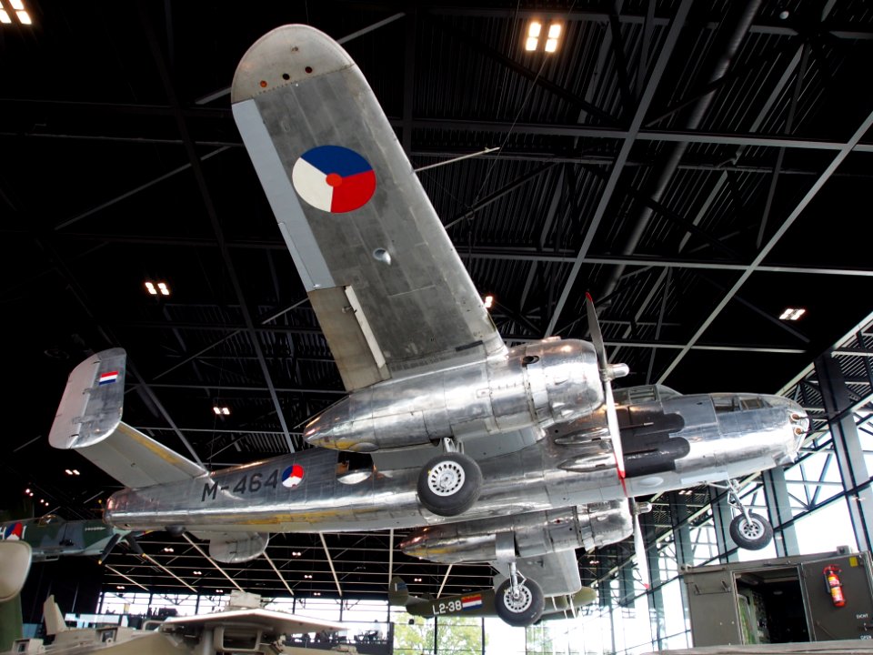 North American B-25J Mitchell, M-464 RNAF, Nationaal Militair Museum, Soesterberg