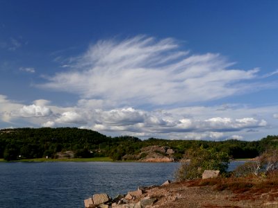 North Brofjorden at Sandvik - polarizing filter photo