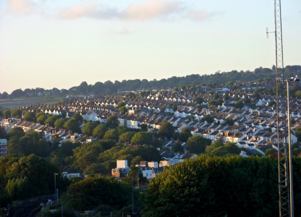 Northeastward view from Howard Place, Brighton (August 2013) (1)