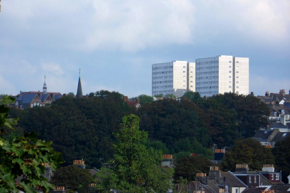 Northeastward view from The Greenway, New England Quarter, Brighton (October 2013) (6)