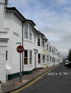 Northward view along St Nicholas Road, West Hill, Brighton (June 2010)