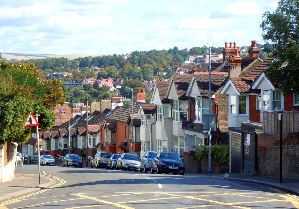 Northward view along Millers Road, Prestonville, Brighton (August 2014) (1)