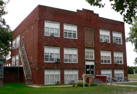 Northern Valley school (Long Island, KS) from SE 1