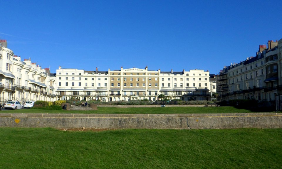 Northward view of Regency Square, Brighton (October 2013)