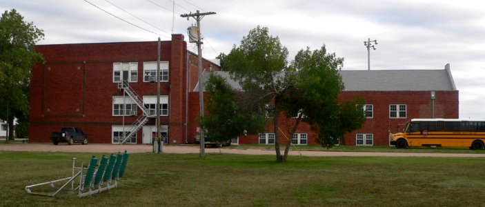 Northern Valley school (Long Island, KS) from N 1