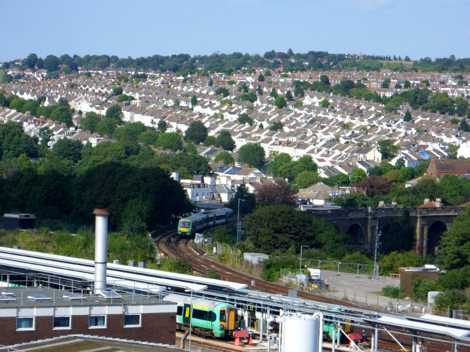 Northward view from Howard Place, Brighton (August 2013) (3)