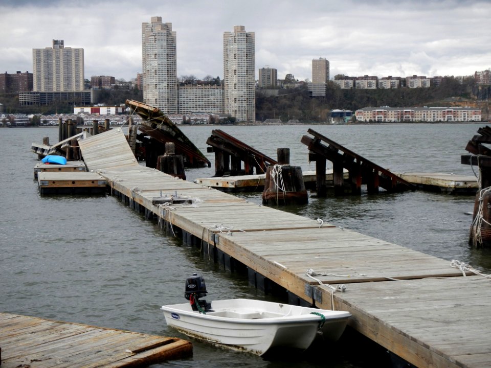North docks 79st Boat Basin Sandy jeh