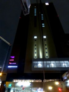 NORTH GATE BLDG at night,27th February 2015 (1)
