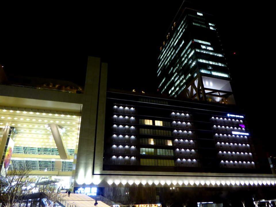 NORTH GATE BLDG at night,25th February 2015 (1)