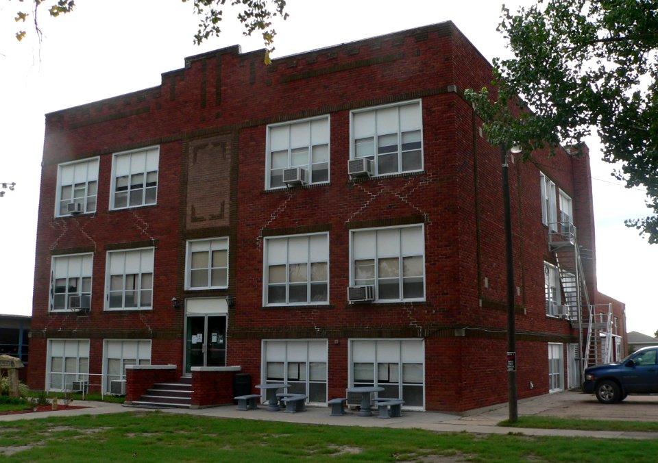 Northern Valley school (Long Island, KS) from NE 1