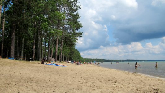 North Higgins Lake State Park beachfront (2020)
