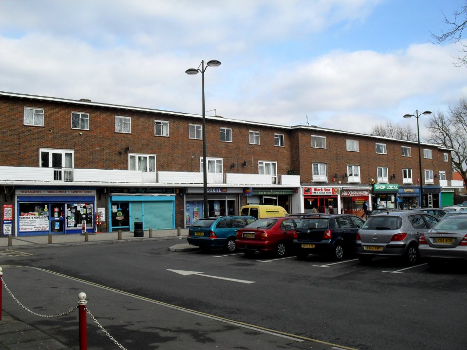 Northgate Shopping Parade, Woodfield Road, Northgate, Crawley (March 2010) (1)
