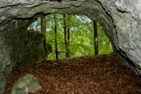Nordöstliche Felsgrotte in der Weißen Hülle (A 232) 06