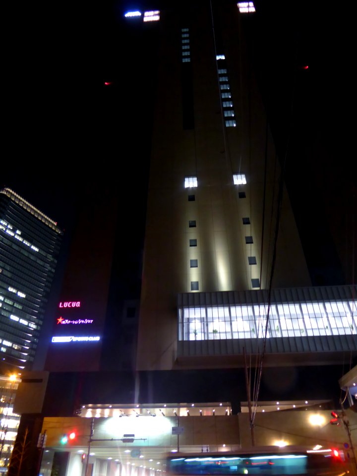 NORTH GATE BLDG at night,23th February 2015