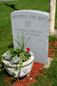 Northfield Fire Department memorial - Northfield, Massachusetts - DSC07533