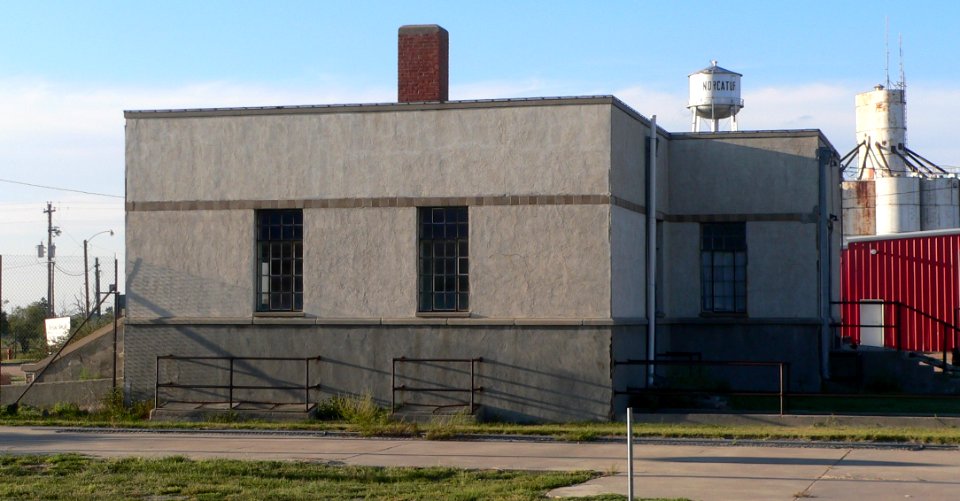 Norcatur, Kansas 1937 city hall from S 1