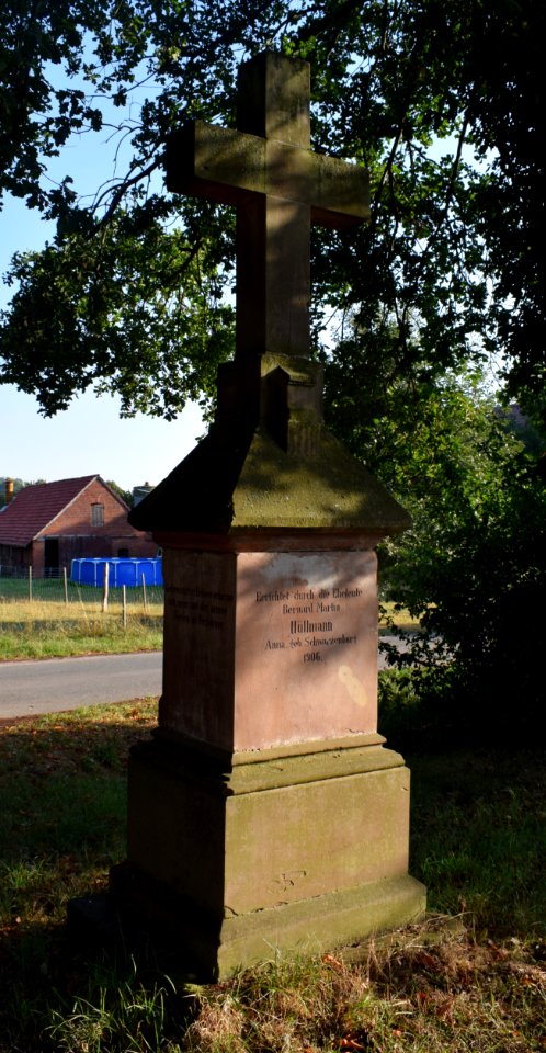 Nordhagen - Wegekreuz Nordhagener Straße 5 - Rückseite